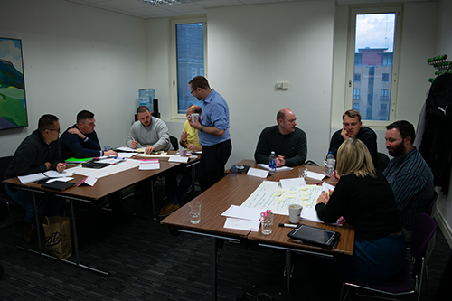 Photo of learners on the IWFM Qual-in-a-Week Course